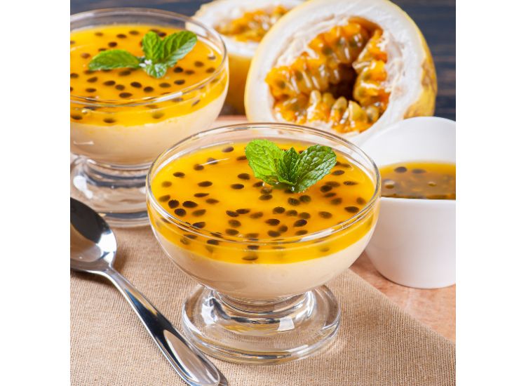 Crème au fruit de la passion en verrine – Dessert tropical onctueux et rafraîchissant